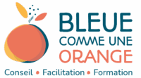 Logo Agence bleue comme une orange