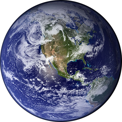 photo ronde blue marble