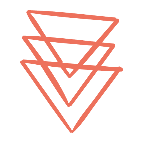 picto rose triangles